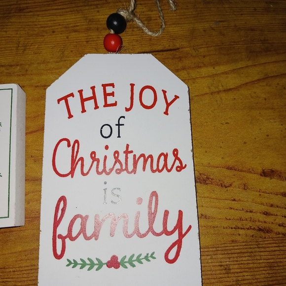 Set of 2 new Christmas ornaments - Picture 2 of 3